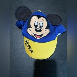 Disney Blue and Yellow Mickey Mouse Hat